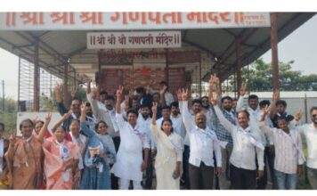 *अपक्ष उमेदवार विक्रांत सज्जन आसबे यांचा प्रभाग 12 मध्ये होम टू होम प्रचार*