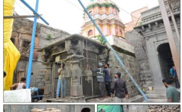 श्री विठ्ठल-रुक्मिणी मंदिर जतन व संवर्धन विकास आराखडा जीर्णोद्धार पूर्ण मूर्तींची प्राणप्रतिष्ठा